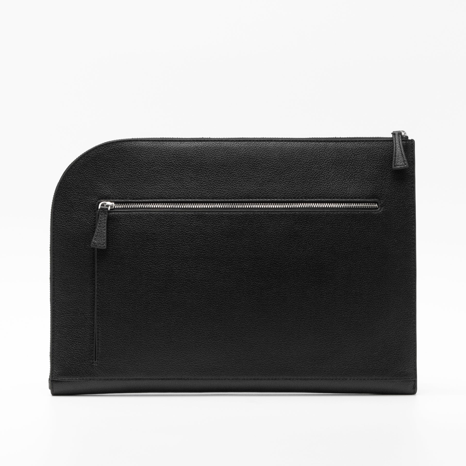 Ellipse Pebble Leather 16" Laptop Sleeve in Ink